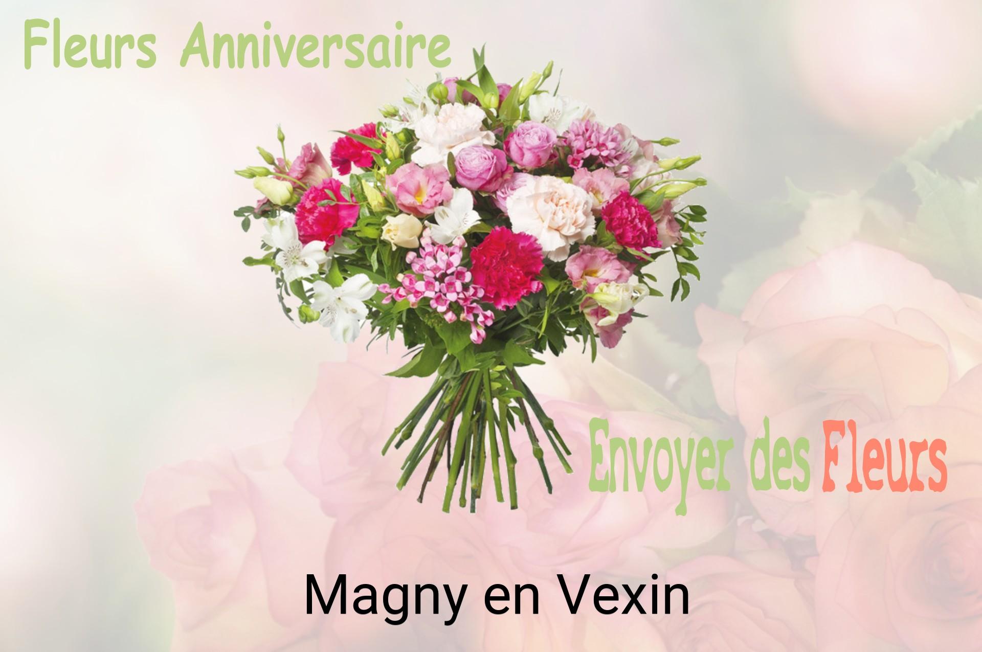 Bouquet de fleurs d’anniversaire livré à Magny-en-Vexin