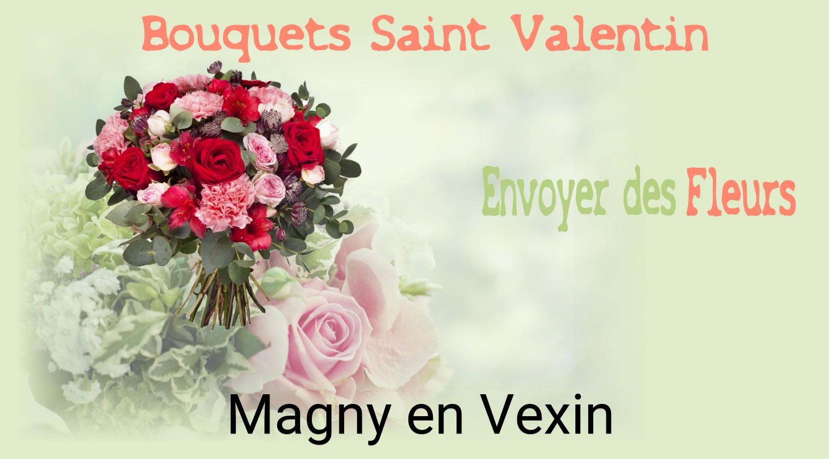 Roses de Saint-Valentin livrées à Magny-en-Vexin